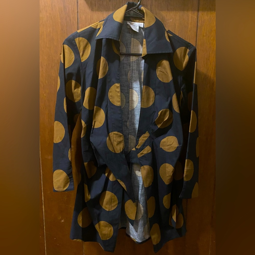 🔴Polka Dot Blazer Coat